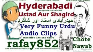 Chote Nawab Hyderabadi Ustad Aur Shagird Funny Audio ! 1990s Hyderabadi famous audio clip @rafay852