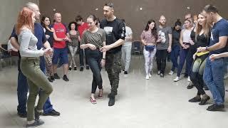 Пробный урок / Кресты в Урбанкиз /Илья Субачев и Александра Марченко / onlinekizomba.com