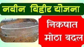 सिंचन विहीर अनुदान योजनेत मोठा बदल || Mgnrega navin vihir