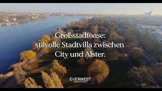 Großstadtoase: stilvolle Stadtvilla zwischen City und Alster