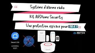 alarme maison radio pas cher sans fil connectée efficace et utile ? AGS Home un kit à 120 euros.