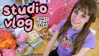 STUDIO VLOG ⭐️  Last-Minute Comic Con Prep – Will I Make It? 