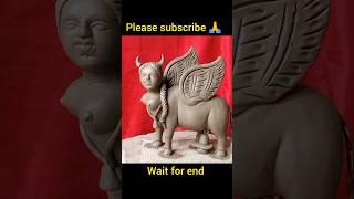 how to make kamdhenu Murti #shorts #viral #clayart