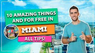 ️ 10 free things to do in MIAMI! Incredible and free tours! What to do in Miami!