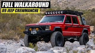 Crewmanche Walkaround | Jeep Comanche, Dana44, Wilwood brakes, 35" Maxxis