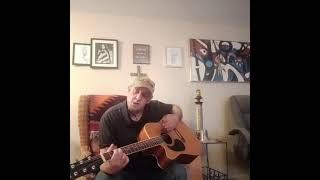 dewger plays "Ramblin man "original acoustic improv cbus Ohio