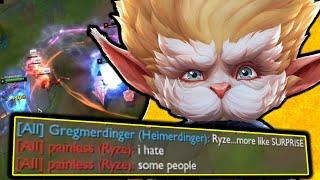 This is why Heimerdinger is too tilting....