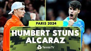 Ugo Humbert TAKES DOWN Carlos Alcaraz | Paris 2024 Highlights