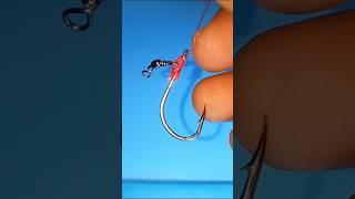 Fishing Knot skills | single Hook With Rig knot. #fishingknots #fishingtips #fishingtie #shorts
