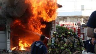 GTFD8215 - TRAINING BURN Garage Fire