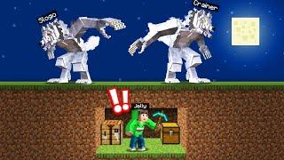 WEREWOLVES vs. Speedrunner in MINECRAFT! (Speedrunner vs. Hunters)