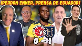 ¡PRENSA de ECUADOR REACCIONA a la VICTORIA de la TRI Y GOL de ENNER!.