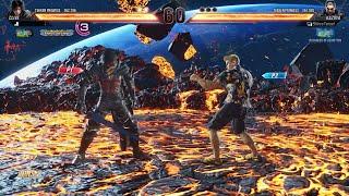 Cool wall combo of Kazuya during match!