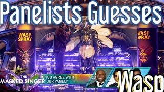 Panelists Guesses on Wasp / The Masked Singer USA Season 12 Ep. 4