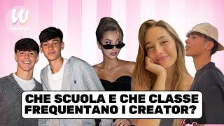 QUALE SCUOLA E CLASSE FREQUENTANO I CREATOR ITALIANI?