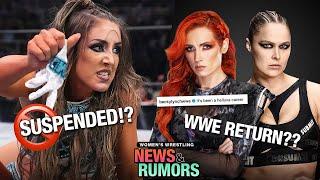 Latest on Britt Baker's Suspension, Ronda Rousey and Becky Lynch WWE Return? | News and Rumors LIVE