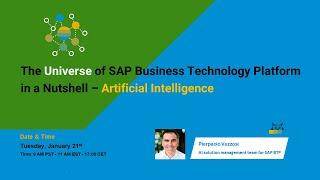 The Universe of SAP Business Technology Platform in a Nutshell – AI