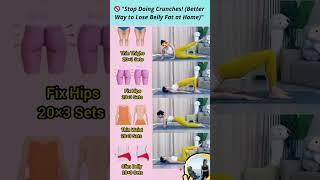  Stop Doing Crunches! Better Way to Lose Belly Fat at Home