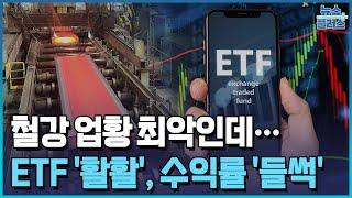 업황 최악인데…철강 ETF '활활'/한국경제TV뉴스