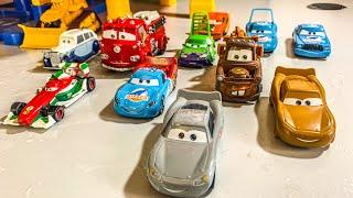 Disney Pixar Cars Lightning Mcqueen, Dinoco, Mater, Hudson, Axlerod, Finn, Frank, Guido, Mack, Shu