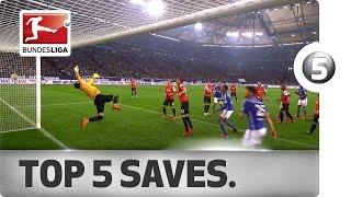 Top 5 Saves - Incredible Stops from Matchday 28