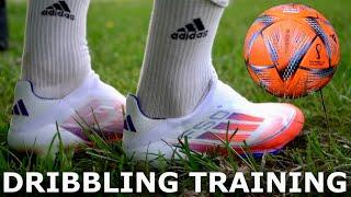 Dribbling & Weak Foot Finishing in Adidas F50 Adizero 24