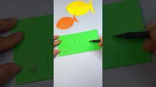 Parent-child handicrafts|Children's handicrafts|funny little fish|DIY#Folding#DIY#Tutorial