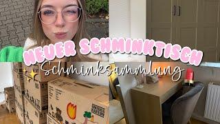 MEIN SCHMINKTISCH, HAUT AUSREINIGUNG & UMZUG | Hannah Theresa