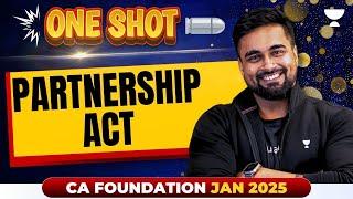  Partnership Act One Shot | CA Foundation Jan 2025 | AIR 42 CA Shantam Gupta CS