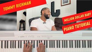 Tommy Richman - MILLION DOLLAR BABY (Piano Tutorial)