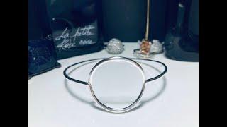 Sterling Silver Open Circle Bracelet