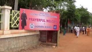 vivekananda chariot visit to our schools -om sadhana cbse school and sri sadhana school.