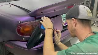 Wrapping my car in 3 minutes with Aluko vinyl wrap