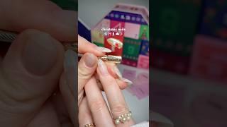 asmr christmas nails ️ #nails #christmas #nailart