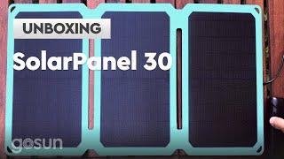 Unboxing: SolarFlex30 Solar Charger | GoSun