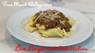 Authentic 5 Meat Bolognese