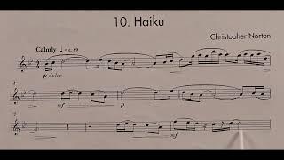 10 Haiku piano accompaniment at rehearsal speed