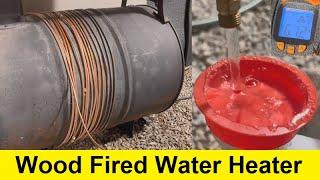 DIY Wood Fired Instant Water Heater