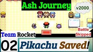 Pokemon Ash Journey Part 2 Pikachu Helped PokeFan | Team Rocket | GBA Rom Hack