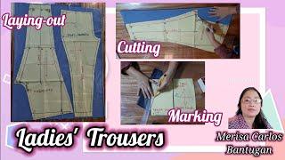 Techniques in Laying-out, Pinning, Cutting and Marking of Fabrics for Ladies' Trousers