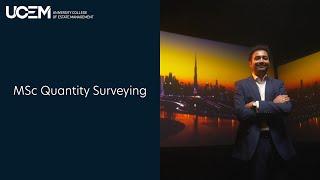 MSc Quantity Surveying at UCEM