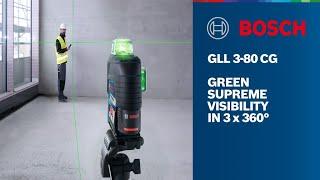 Bosch GLL 3-80 CG Green Laser Leveler