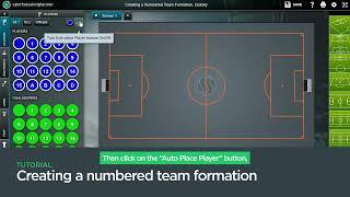 Creating A Numbered Team Formation • Sport Session Planner Tutorial