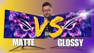 Matte vs. Glossy OLED: ASUS PG32UCDM vs PG32UCDP... Which one wins?