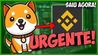 BABY DOGE URGENTE! BINANCE VAI LISTAR BABY DOGECOIN? NOTICIA HISTORICA AGORA DA CRIPTOMOEDA!