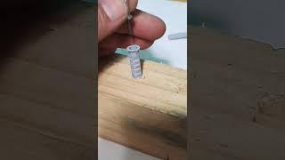 Sabias esta forma de poner un tarugos en una madera #short #woodworking #tips #diy #homemade