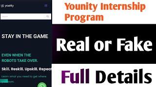 Younity Internship Real or Fake | Younity Internship Review | Scam or Legit | Reality