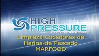 HighPressure Limpieza Cocedores Harina de Pescado MARFOOD