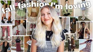 FALL 2022 FASHION INSPO + TRENDS!  what I WILL be wearing this fall 