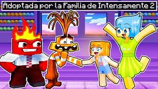 ¡Adoptada por la familia de INTENSAMENTE 2 en Minecraft!